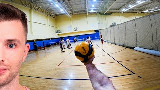 VOLLEYBALL FIRST PERSON FULL MATCH | BOYS vs GIRLS  | «Dream Team» VS Woman School Olympic Reserve by Егор Пупынин 65,616 views 4 months ago 1 hour, 9 minutes