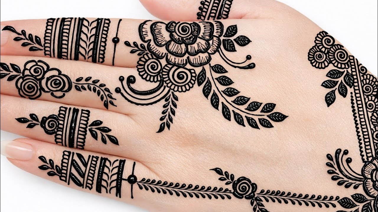 🔥🌿 mehndi design ❤️❤️| mehndi ka video 🌿🌿 | live mehndi design| 🔥🔥#mehndi #live