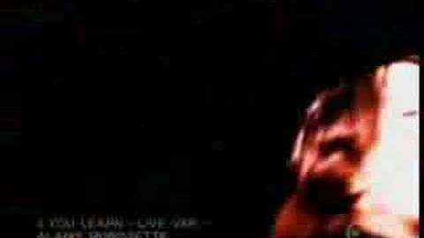 Alanis Morissette - You learn (Live official video)