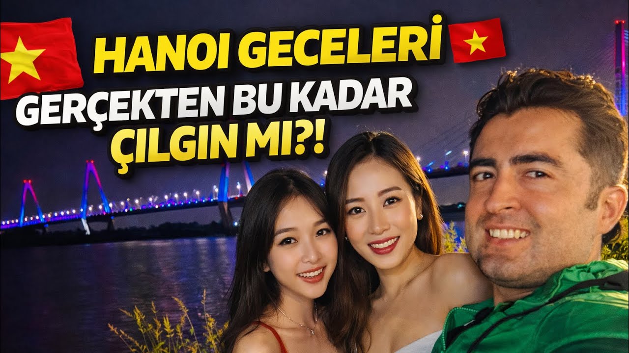 VİETNAM’DA CANLI GECE HAYATI 🇻🇳 HANOI SOKAKLARINI GEZDİK 45 (4 K )