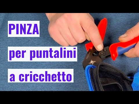 Impianto elettrico. Crimpare cavi elettrici con i puntali. Pillola