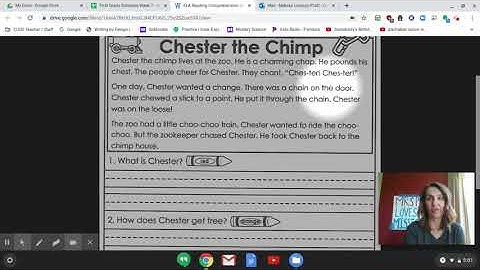 Reading Comprehension Instruction Video