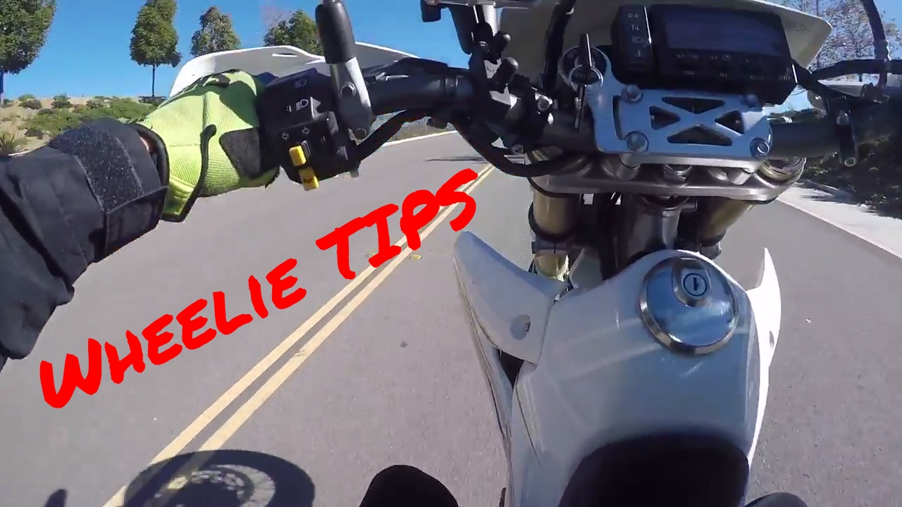 How to Wheelie a DRZ400sm for Beginners YouTube