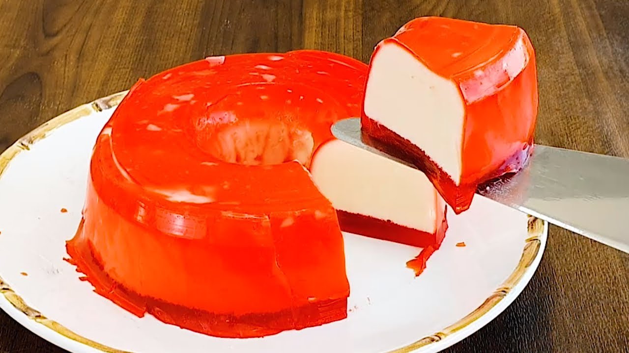 GELATINA RECHEADA FIQUEI IMPRESSIONADO COM ESSA SOBREMESA! YouTube