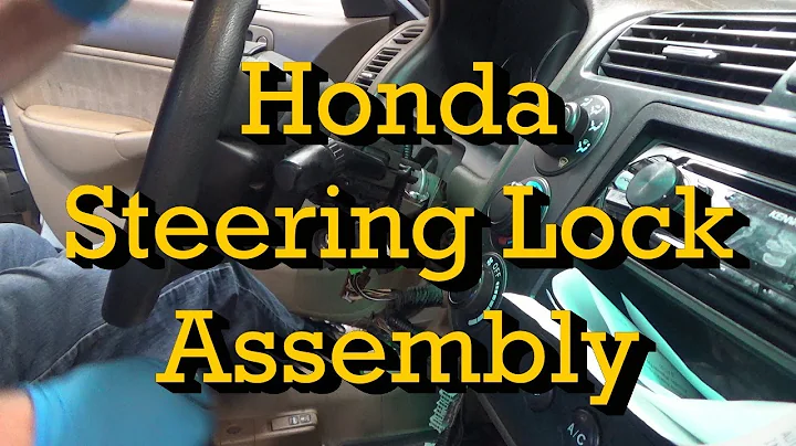 Lösa problem med nyckelvridning: Byta styrningslås och programmering av immobilisator (Honda)