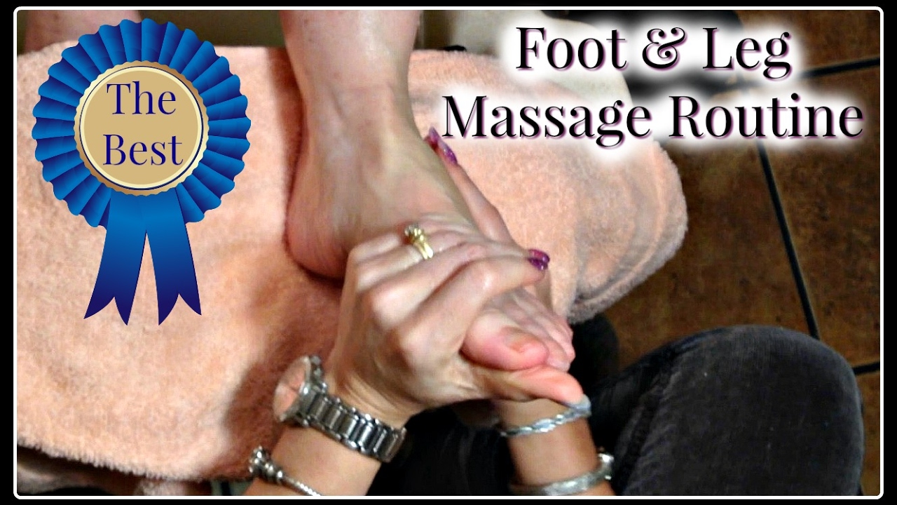 👣 Pedicure Massage Tutorial Best Foot and Leg Massage Routine 👣