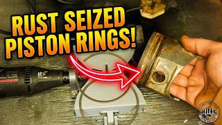 How I saved a piston with seized piston rings.