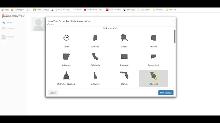 How to create an account on dragonfly