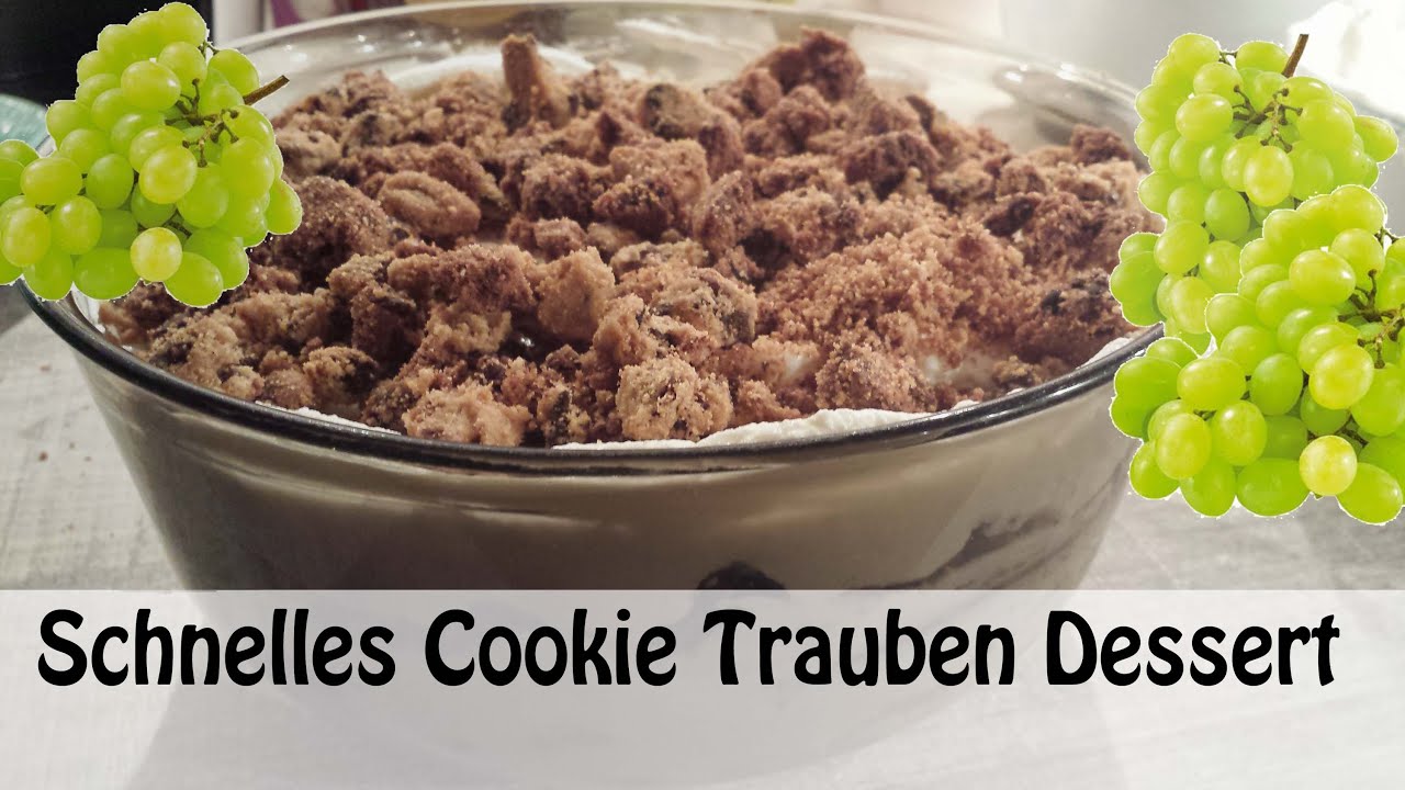 Lecker Trauben Schichtdessert Mit Cookies — Rezepte Suchen