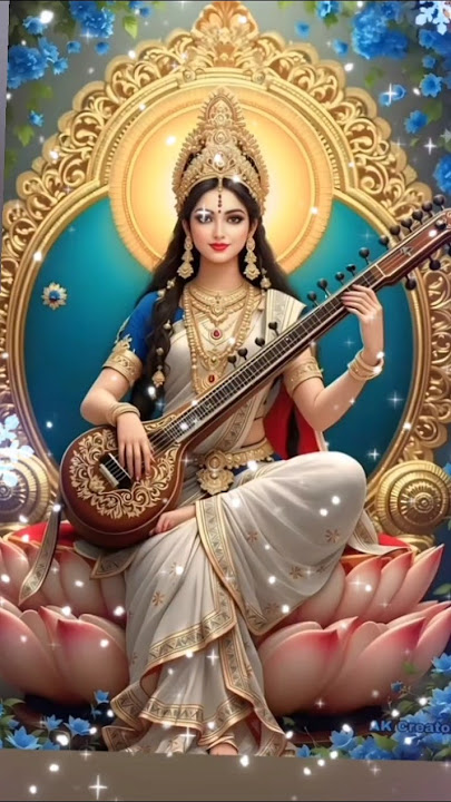 chalti Rahe basti Meri lekhani!#shortvideo #Saraswati Vandana#hindi#bhakti bhajan#trending #shorts