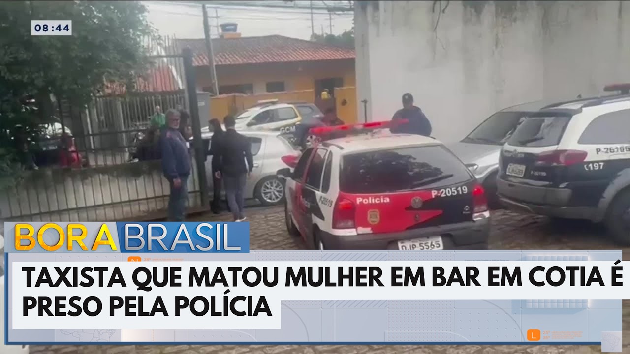 Taxista que matou mulher a facadas em bar é preso em SP | Bora Brasil
