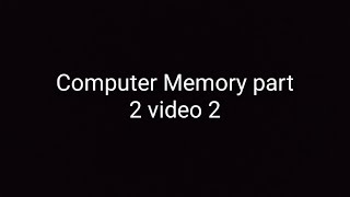Computer Memory part 2 came !!enjoy very funny 😹