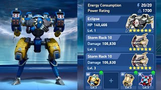 Eclipse and storm rack 10 | speedy scout chaos | mech arena