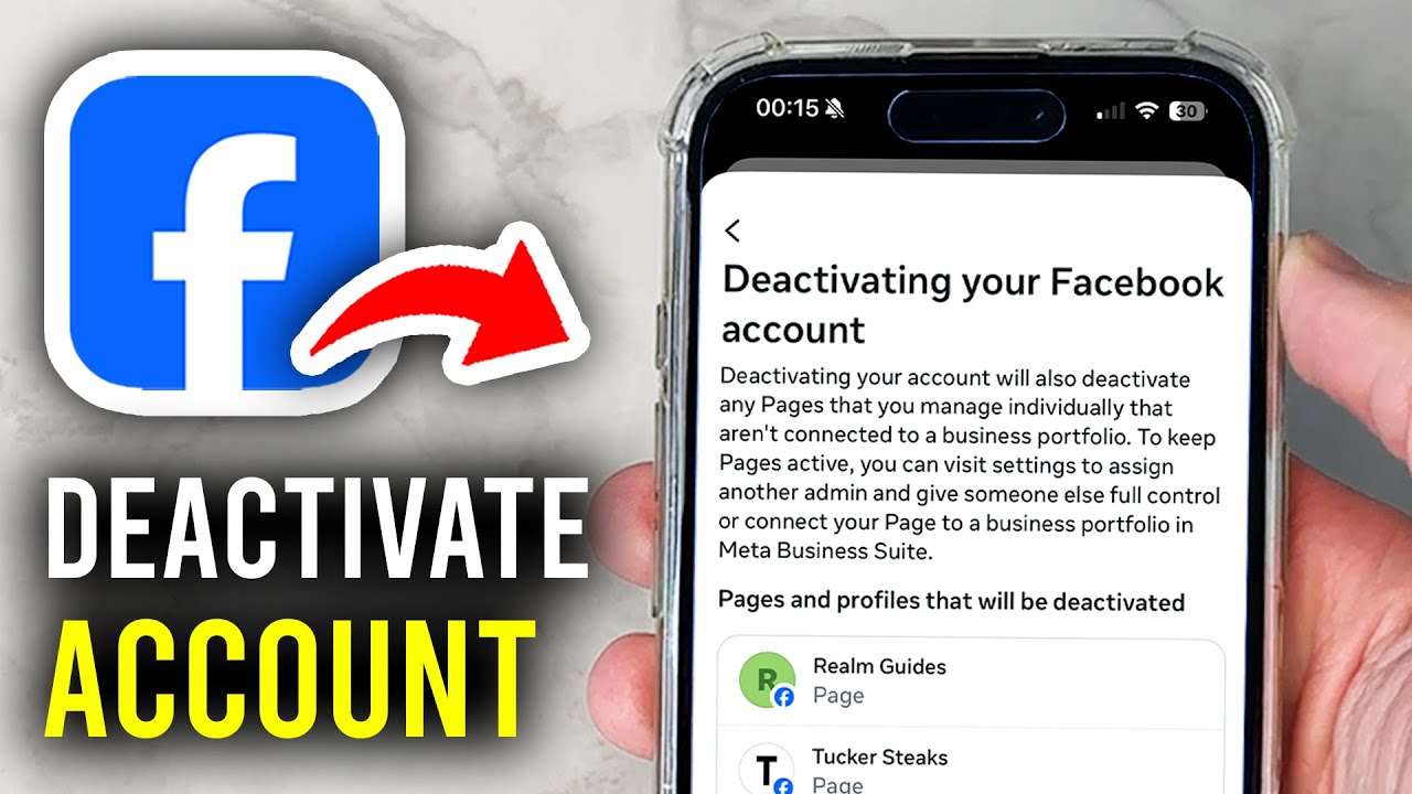 How To Deactivate Facebook Account - Working 2025 - YouTube