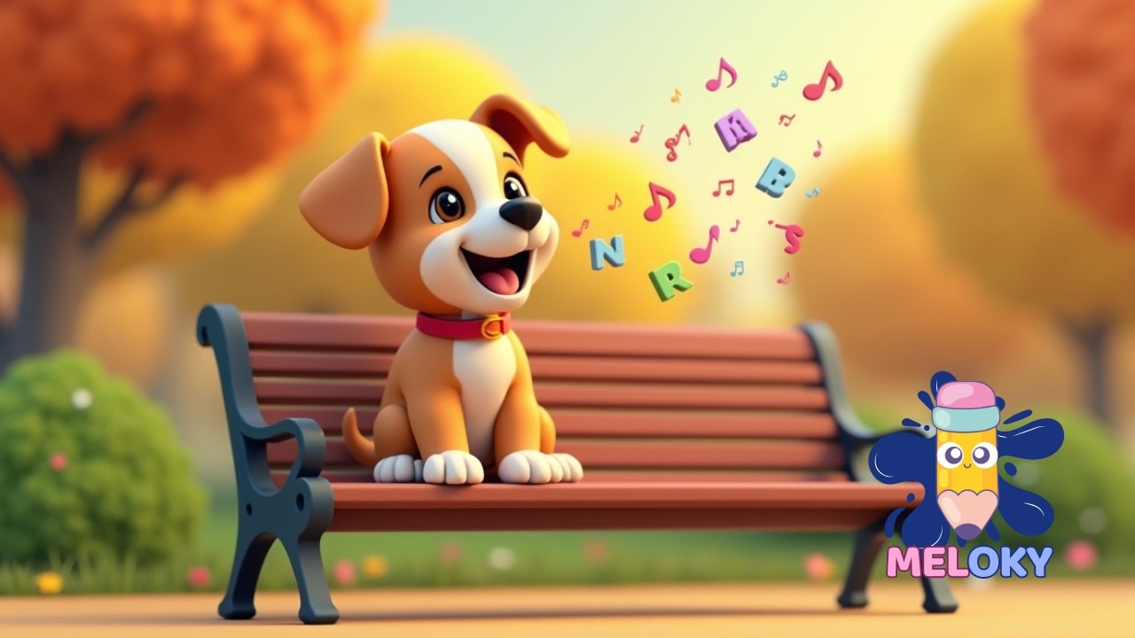 🐾🐶 Música Infantil para Crianças Pequenas | Cachorrinho Brincalhão 🌈 Canções Infantis