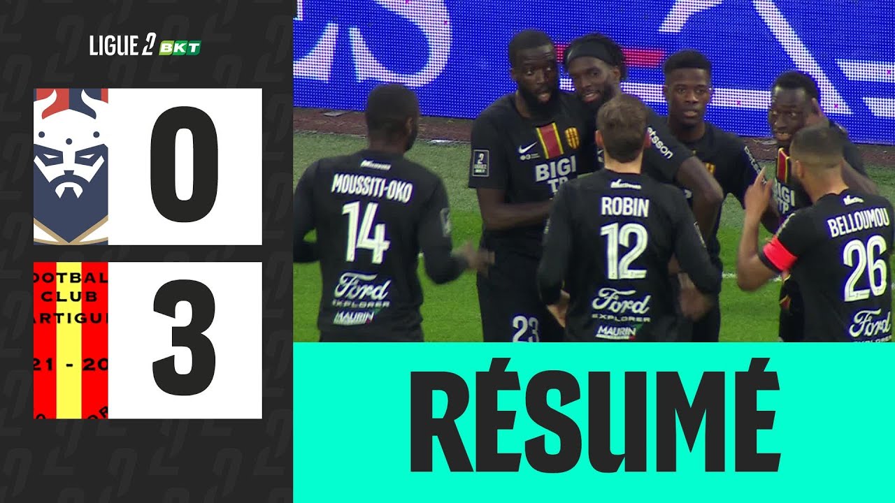 STADE MALHERBE CAEN - FC MARTIGUES (0-3) - 31ème journée - Ligue 2 BKT 24/25