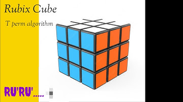 T Perm Algorithm given in description 👍 try for fast finger trick # t Perm # Youtube video