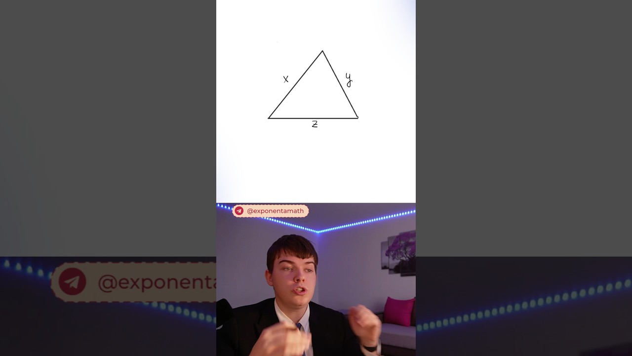 Такого треугольника НЕ СУЩЕСТВУЕТ ‼️
