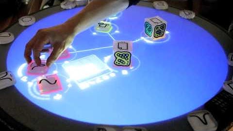 reactable Live performance by Klangmechanik (Atlas)