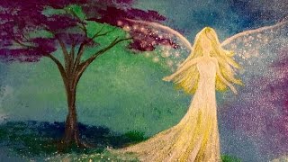 angels angel acrylic painting diy stardust listen