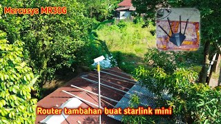 Update starlink mini pakai Router Mercusys MR30G