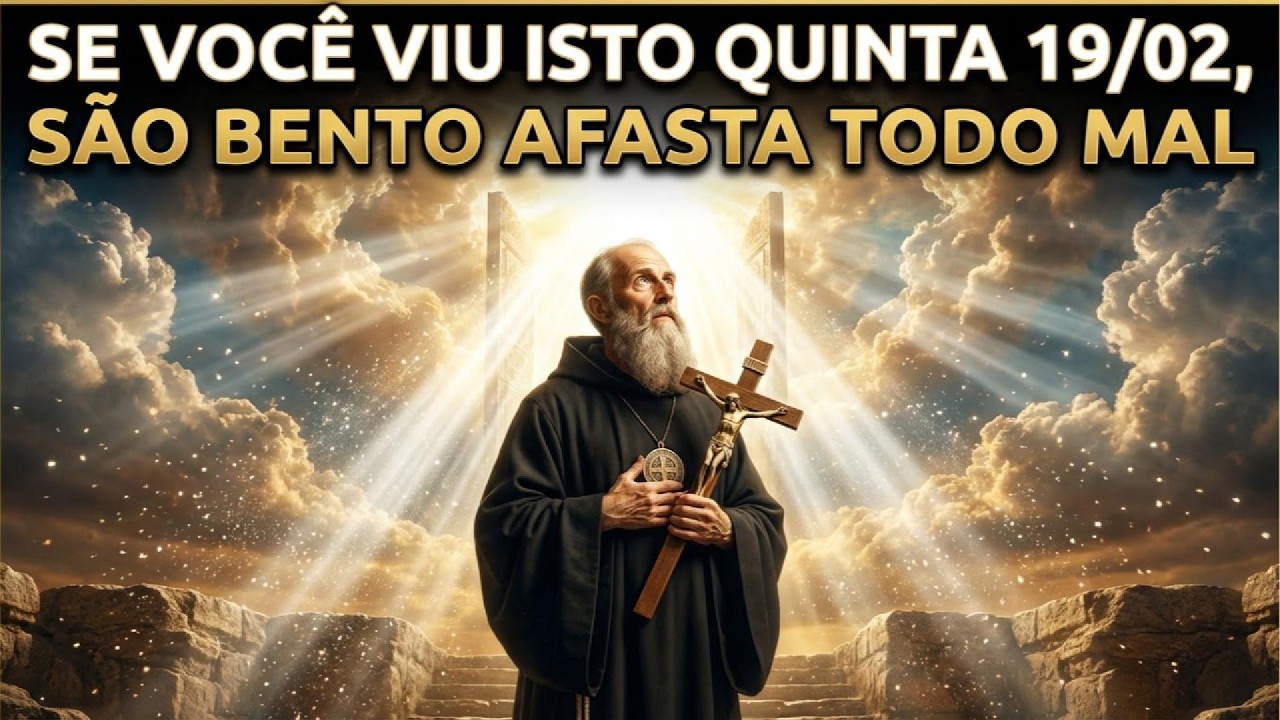 Se você viu isto QUINTA 19/02, São Bento afasta todo mal