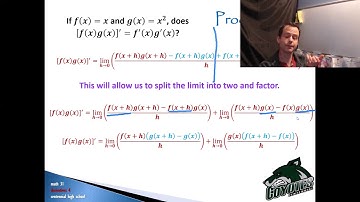 Math 31 - Lesson 2.4 - product rule