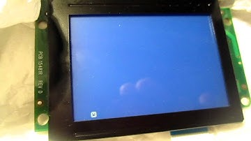 ASCII test Kent display 240x160 sparkfun arduino