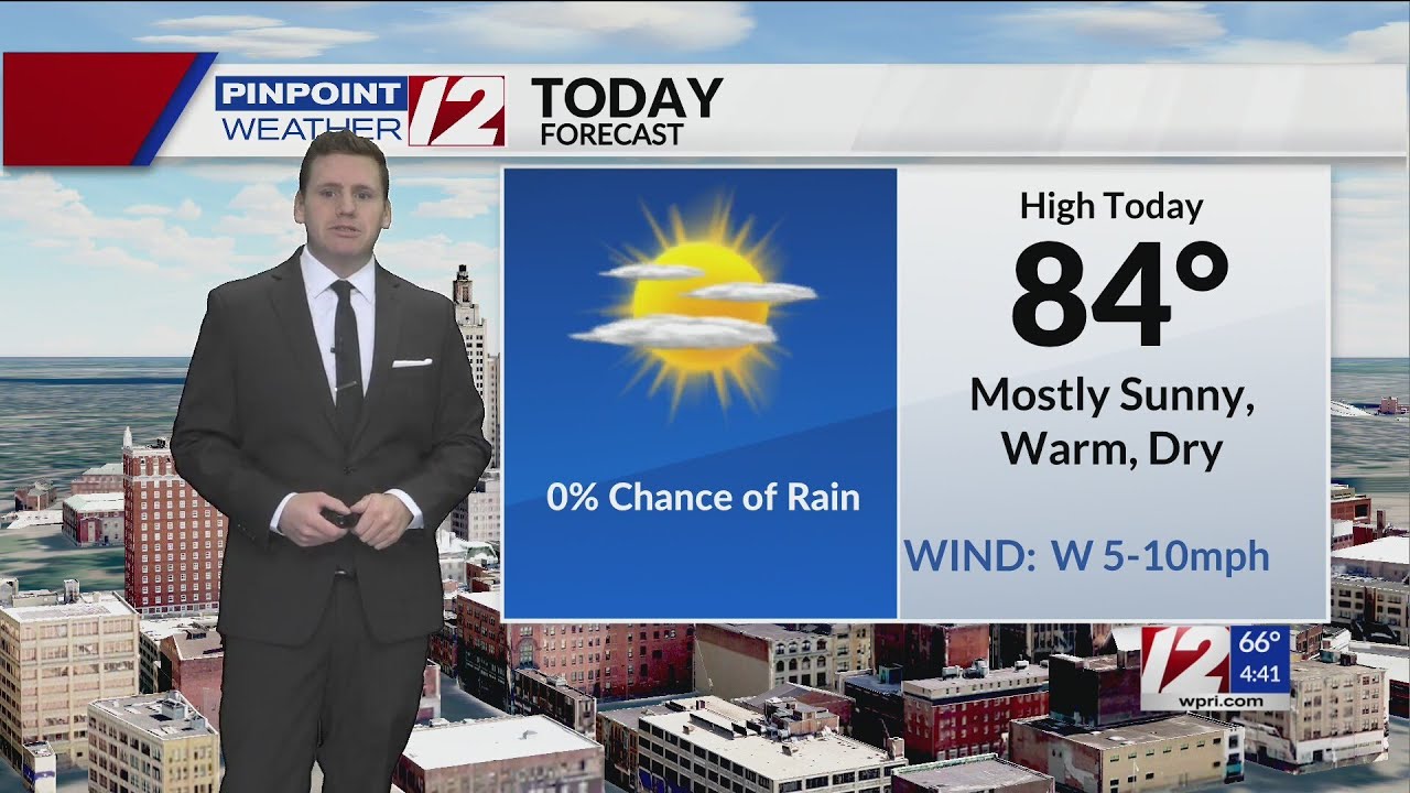 Weather Now: Warm and Dry Today With Highs in the 80s - YouTube