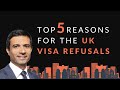 Top 5 reasons for the UK visa refusals | UK visa rejection