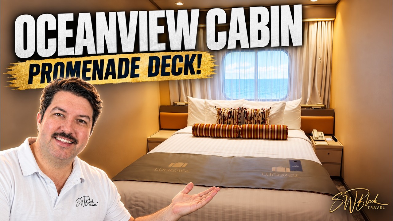 Holland America Volendam Cabin 3385 Tour | Large Oceanview Stateroom