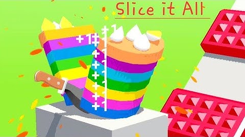 Slice it all! Very satisfying and relaxing ASMR slicing game 32
