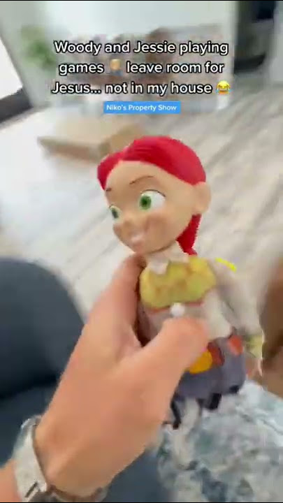 Woody and Jessie playing games 😂 #shorts #toystory