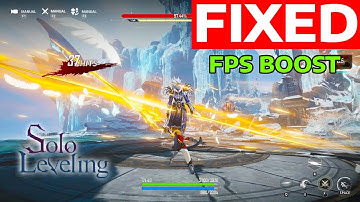 How To Fix Solo Leveling Arise Lag (FPS BOOST)