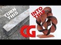 Making a Sculpture from Cedar Posts - Wood Art