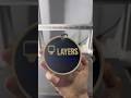 3D Printed Layers With Luca Logo Keychain #viral #3dprinted #keychain #shorts