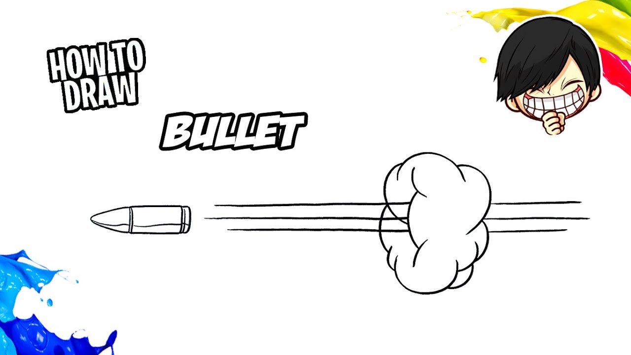 How To Draw A Bullet