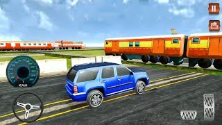 Train vs Car Racing Game - SUV and Sports Car Driving - Android Gameplay FHD screenshot 2