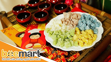Cách làm mứt dừa viên ngũ sắc đơn giản, chuẩn vị Tết tại nhà - BEEMART