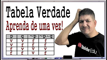 O que é Tabela verdade tautologia?