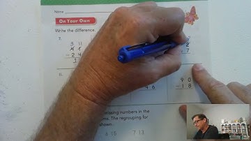 2nd Grade GO Math Lesson 5.6 Practice 2-Digit Subtraction pages 249-252