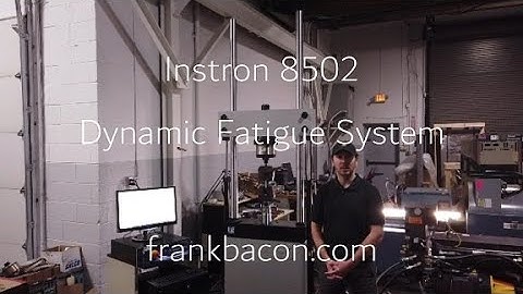 55KIP (250 kN) Instron 8502 Dynamic Fatigue Testing System Retrofitted with New Servo Controls
