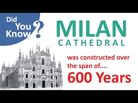 Vidéo: Cathédrale De Milan : Histoire De La Construction