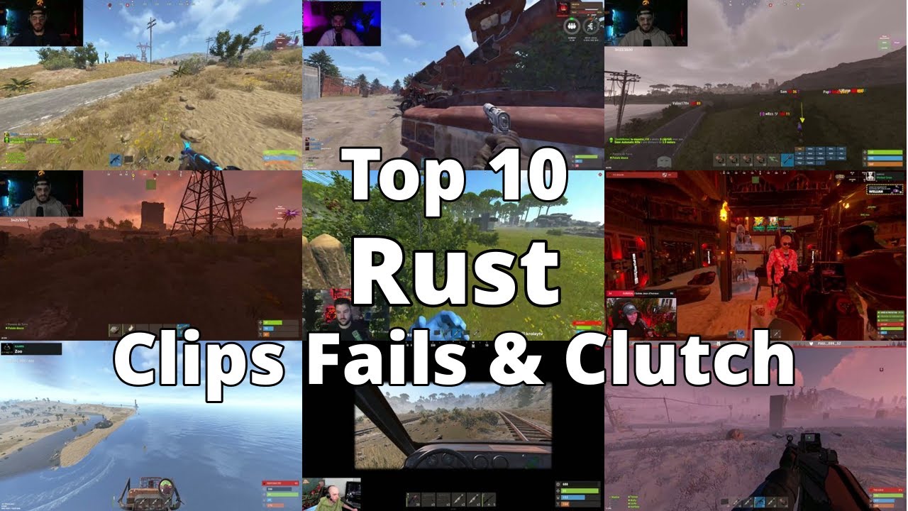 Top 10 Rust Clips Fails & Clutch -- this Week - YouTube