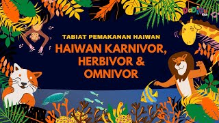 Tabiat Pemakanan Haiwan - Haiwan Karnivor, Herbivor & Omnivor | Sains