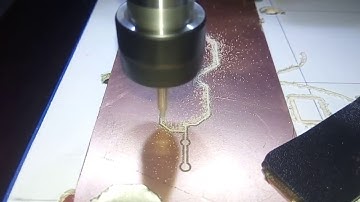 PCB Milling (Short Clip)