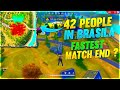 2 vs 42 in Brasilia || 1st Zone मे Game Khatam FT. @Total Gaming || Free Fire - Desi Gamers