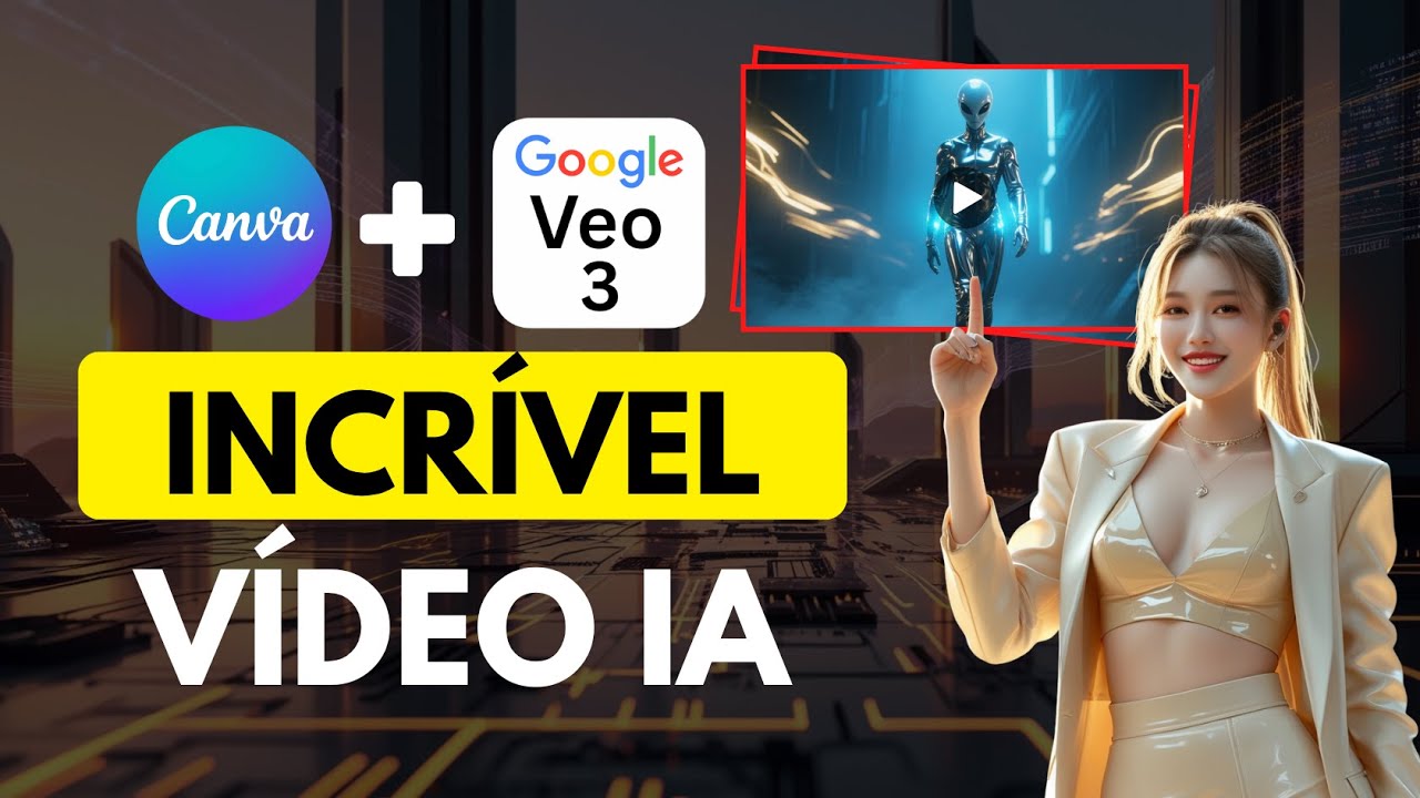 Como usar o Veo 3 no Gerador de Vídeo com IA do Canva | Tutorial ...