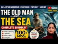 The old man and sea summary/Pyqs⛷️ #literature #summary #gicexam