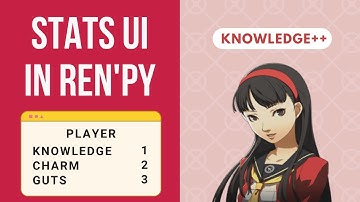 RenPy-zelfstudie voor navigatie in de gebruikersinterface van statistieken | Statistiekenscherm i...